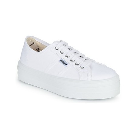 Victoria  Sneaker BLUCHER LONA PLATAFORMA