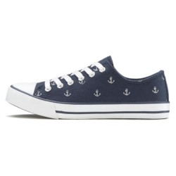 LASCANA Sneaker, mit Ankerprint, Schnürhalbschuh, Freizeitschuh