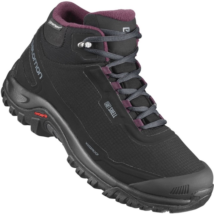 Salomon Shelter CSWP Black/Ebony/Wine Tasting