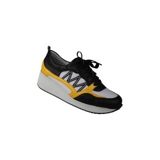 tessamino | Damen Sneaker | Synthetik/Mesh | Weite H | wechselbares Fußbett mit Textilüberzug