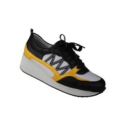 tessamino | Damen Sneaker | Synthetik/Mesh | Weite H | wechselbares Fußbett mit Textilüberzug