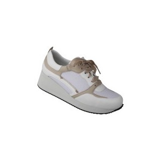 tessamino | Damen Sneaker | Synthetik/Mesh | Weite H | wechselbares Fußbett mit Textilüberzug