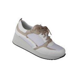 tessamino | Damen Sneaker | Synthetik/Mesh | Weite H | wechselbares Fußbett mit Textilüberzug