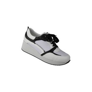 tessamino | Damen Sneaker | Synthetik/Mesh | Weite H | wechselbares Fußbett mit Textilüberzug