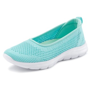 LASCANA Sneaker Ballerinas, ultraleichter Slipper, Slip-On-Sneaker, Freizeitschuh VEGAN
