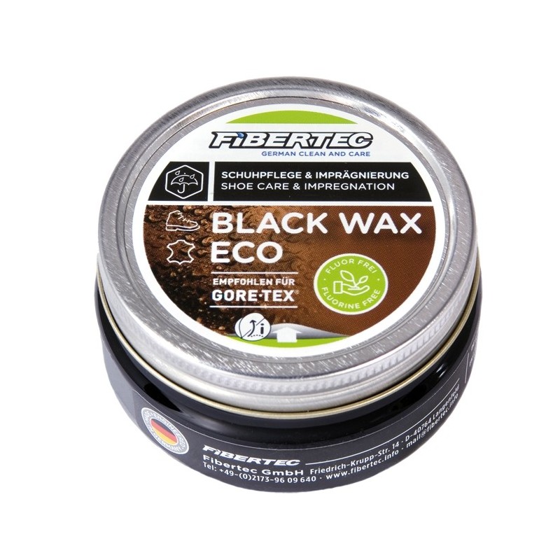 Fibertec Lederpflegemittel Shoe Wax Eco schwarz 100 ml - 79,50 €/L