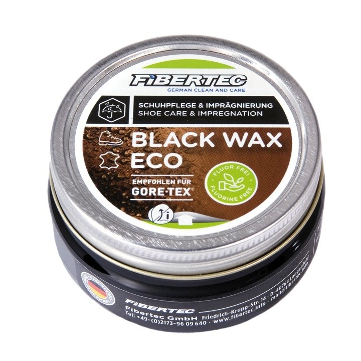 Fibertec Lederpflegemittel Shoe Wax Eco schwarz 100 ml - 79,50 €/L