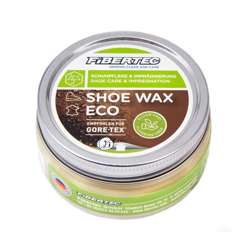 Fibertec Lederpflegemittel Shoe Wax Eco farblos 100 ml - 89,50 €/L