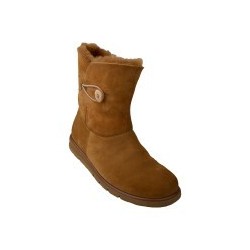 tessamino | Damen Stiefeletten | Leder | Weite H | wechselbares Fußbett mit Lammfellüberzug