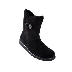 tessamino | Damen Stiefeletten | Leder | Weite H | wechselbares Fußbett mit Lammfellüberzug