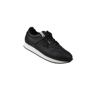 tessamino | Damen Sneaker | Leder | Weite H | wechselbares Fußbett mit Lammfellüberzug