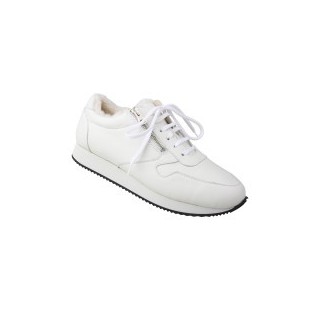 tessamino | Damen Sneaker | Leder | Weite H | wechselbares Fußbett mit Lammfellüberzug