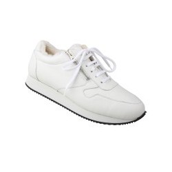 tessamino | Damen Sneaker | Leder | Weite H | wechselbares Fußbett mit Lammfellüberzug