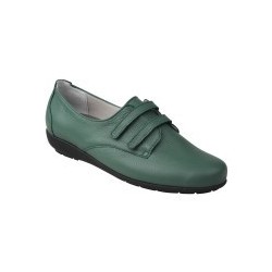 tessamino | Damen Klettverschluss | Hirschleder | Weite H | herausnehmbares Memo-Latex Fußbett