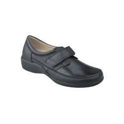 tessamino | Damen Orthopädie Kletter | Leder in Kombination mit Stretchmaterial | Weite H | wechselbares Fußbett mit Microfas