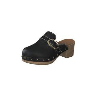 Unisa Clogs Damen schwarz|schwarz|schwarz