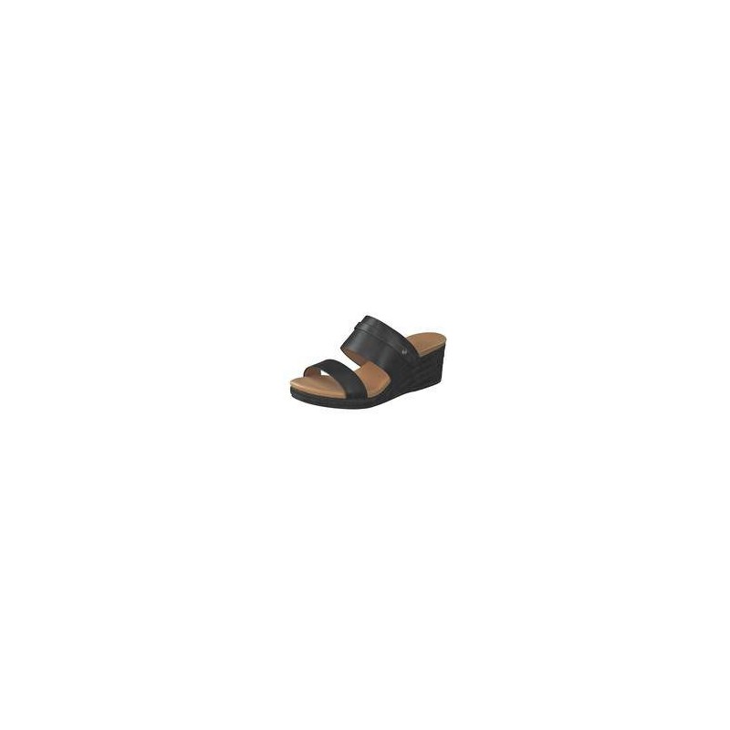 UGG Ebele Pantolette Damen schwarz|schwarz