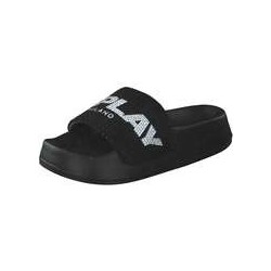 Replay New Lotty Pantolette Damen schwarz|schwarz