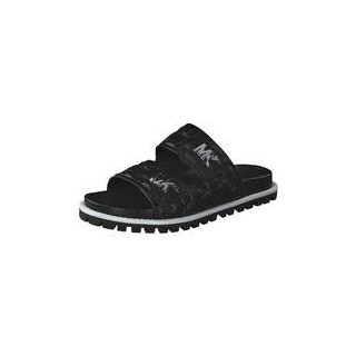 Michael Kors Stark Slide Pantolette Damen schwarz|schwarz|schwarz