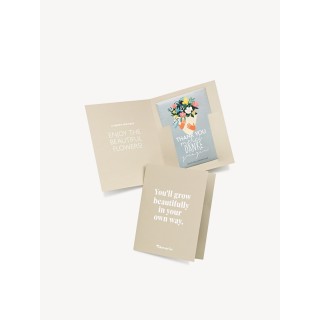 Bunte Blumen-Saat Thank You