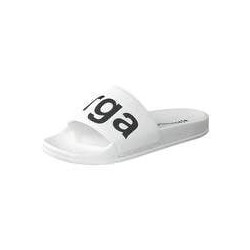 Superga Slides Polysoft Pantolette Damen weiß|weiß