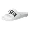 Superga Slides Polysoft Pantolette Damen weiß|weiß