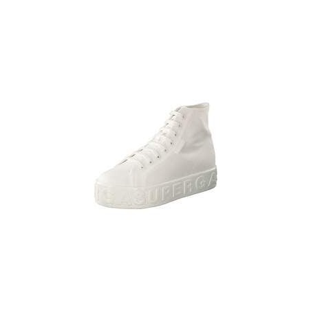 Superga Shiny 3D Lettering Sneaker Damen weiß|weiß|weiß