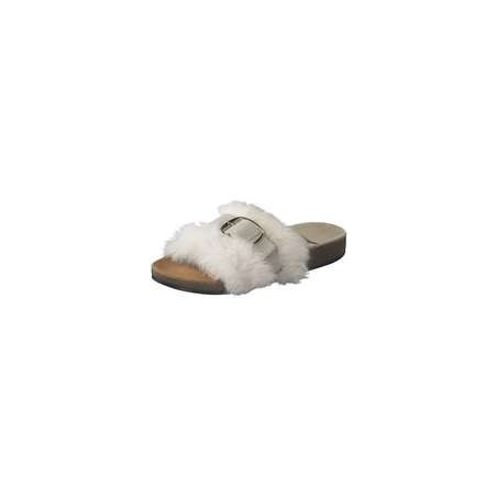 Verbenas Bali Fur Hebilla Pantolette Damen beige|beige
