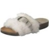 Verbenas Bali Fur Hebilla Pantolette Damen beige|beige