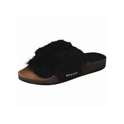 Verbenas Bali Azores Pantolette Damen schwarz|schwarz