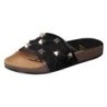 Verbenas Bali Azores Pantolette Damen schwarz|schwarz