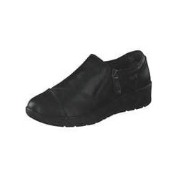 Jana comfort Slipper Damen schwarz|schwarz