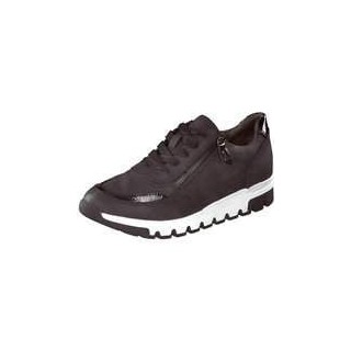Jana comfort Schnürsneaker Damen schwarz|schwarz|schwarz