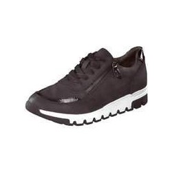 Jana comfort Schnürsneaker Damen schwarz|schwarz|schwarz
