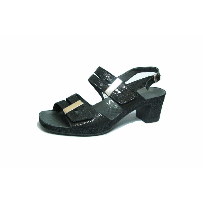 Klassische Sandalen schwarz 42