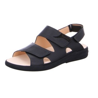 Komfort Sandalen schwarz 46