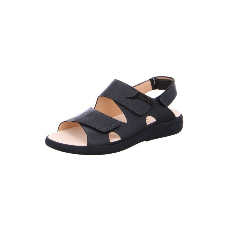 Komfort Sandalen schwarz 46