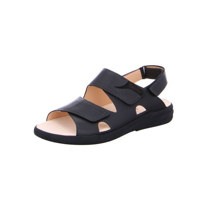 Komfort Sandalen schwarz 46