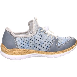 Rieker FSK Damen Halbschuhe blau 37