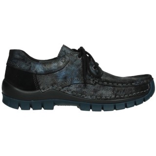 Komfort Schnürer blau Up2 38