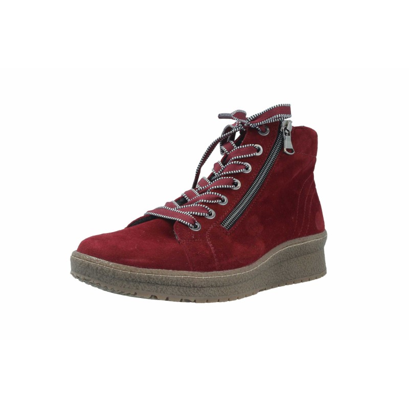 Schnür-Stiefeletten rot Ilona 36