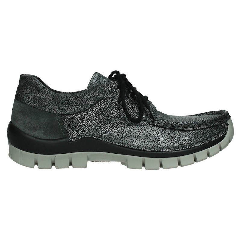 Komfort Schnürer grau Fly Winter 37