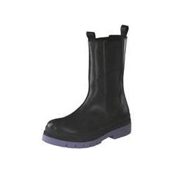 Leone Chelsea Stiefelette Damen schwarz|schwarz