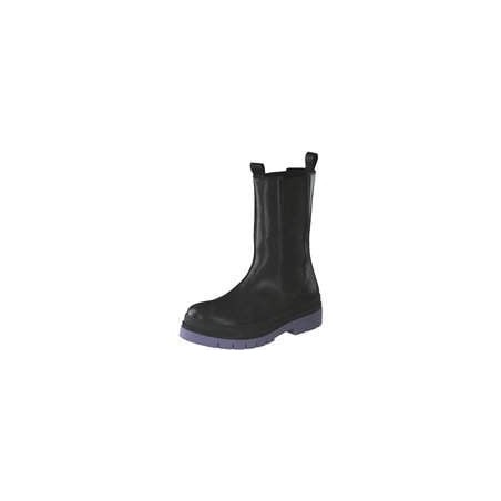 Leone Chelsea Stiefelette Damen schwarz|schwarz
