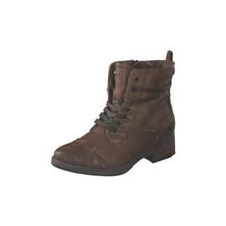 Mustang Schnürstiefelette Damen braun|braun
