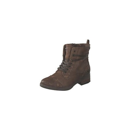 Mustang Schnürstiefelette Damen braun|braun