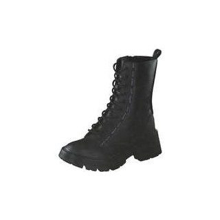 Pepe Jeans Soda Rub Schnür Boots Damen schwarz|schwarz