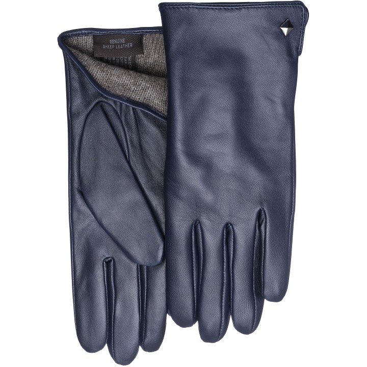 PEARLWOOD Lederhandschuhe »Meg«, dekorativer Rockstud - elastischer Bund - Seitenschlitz