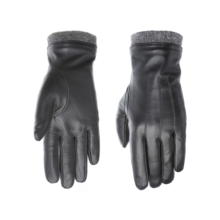 PEARLWOOD Lederhandschuhe »Daisy«, Touchscreenfähig - mit 10 Fingern bedienbar, Ziernähte