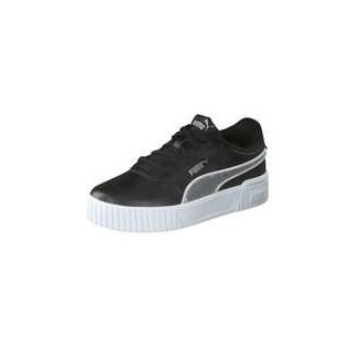 PUMA Carina 2.0 Glitzy PS Sneaker Mädchen schwarz|schwarz